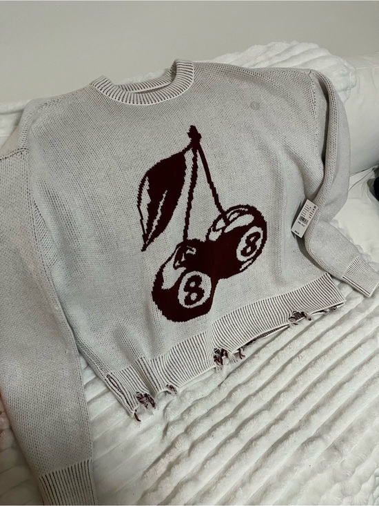 PacSun Sweaters - Knit Cherry 8 Ball Sweater NWT